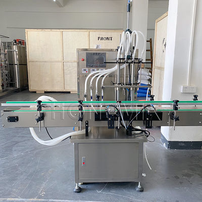 Máquina de llenado y tapón de jugo de vino tinto 220V Automático de llenado de líquido