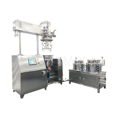 Máquina para hacer cremas cosméticas automática homogeneizadora al vacío mezcladora al vacío