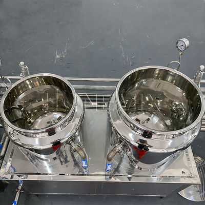Máquina para hacer cremas cosméticas automática homogeneizadora al vacío mezcladora al vacío