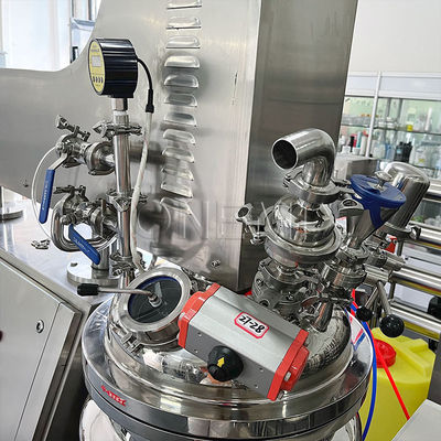 Máquina para hacer cremas cosméticas automática homogeneizadora al vacío mezcladora al vacío