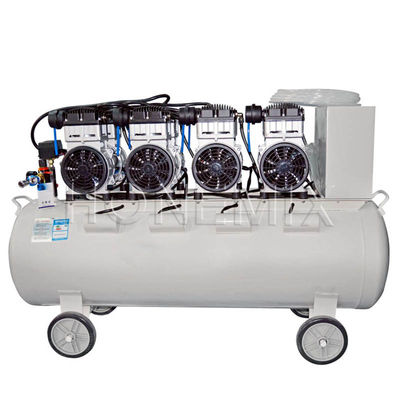 Equipo neumático de compresión de aire libre de aceite 3 kW 7 bar de presión