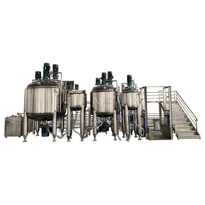 Máquina de mezcla de emulsificación por vacío industrial de pasta de dientes Máquina de fabricación de pomadas