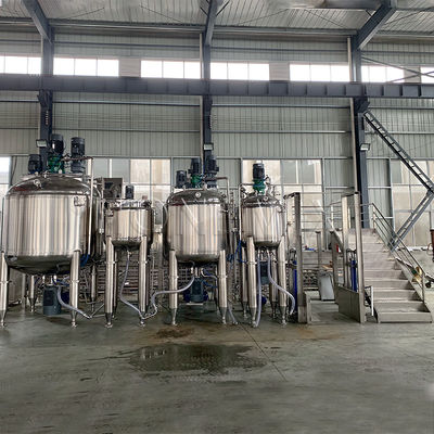 Máquina de mezcla de emulsificación por vacío industrial de pasta de dientes Máquina de fabricación de pomadas