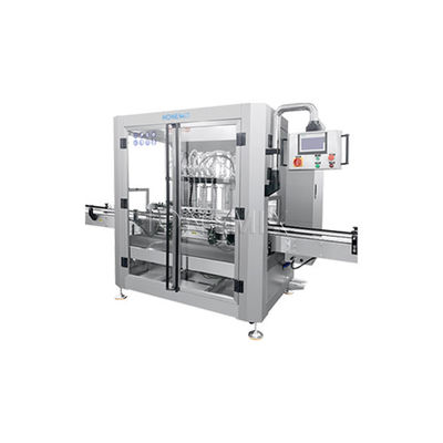 Máquina automática de llenado de pasta de jugo de pistón con cabezas múltiples de grado alimenticio