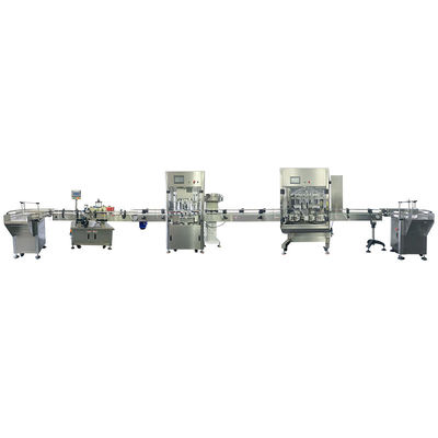 Máquina de llenado de cremas de cuatro cabezas de control servo de la loción corporal