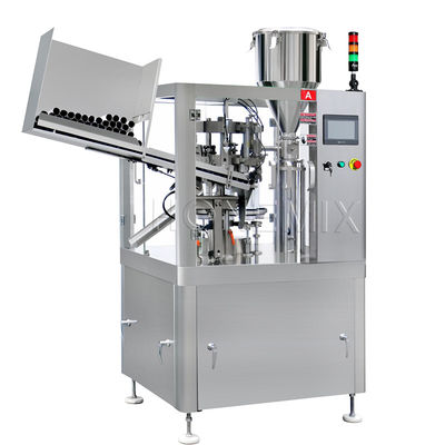 Máquina automática de llenado de cremas para manos de tubos verticales de aluminio