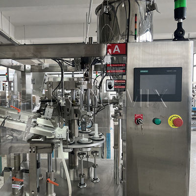Máquina automática de llenado de cremas para manos de tubos verticales de aluminio