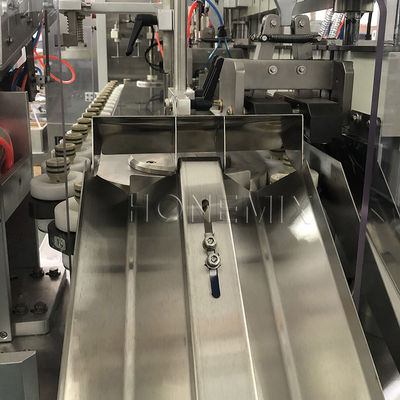 Máquina automática de embalaje de cartón de sellado de llenado de tubo de dos cabezas de alta velocidad