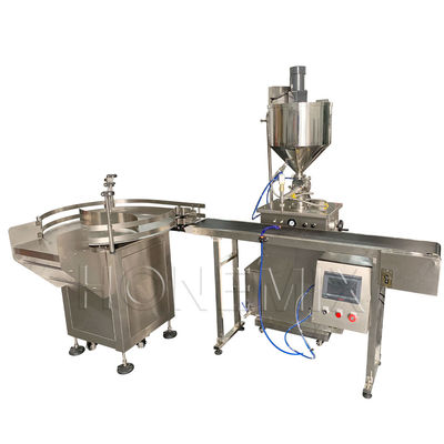 Equipo de llenado de cera cosmética, línea de llenado de botellas de crema a temperatura constante