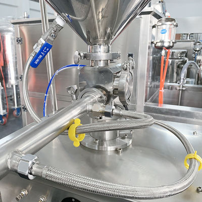 Equipo de llenado de cera cosmética, línea de llenado de botellas de crema a temperatura constante