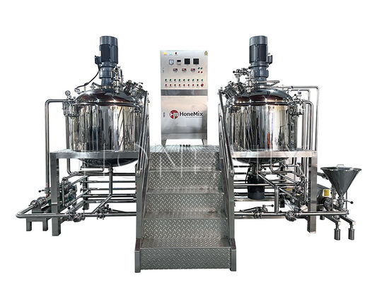 Máquina para hacer lociones de mezcladora de emulsificación al vacío