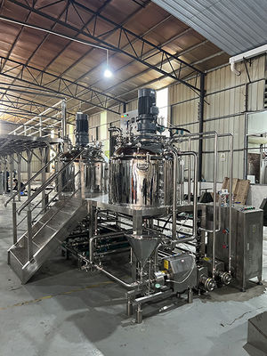 Máquina para hacer lociones de mezcladora de emulsificación al vacío