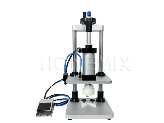 Máquina de tapado de botellas semiautomática neumática