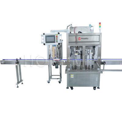 Máquina de llenado de crema de 100-1000 ml de seguimiento de servo pistón