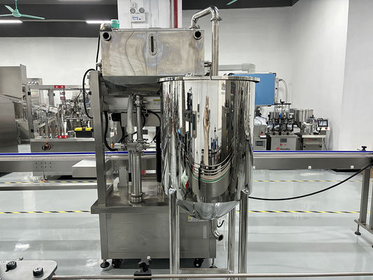 Máquina de llenado de crema de 100-1000 ml de seguimiento de servo pistón