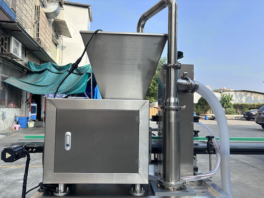 Automático de engranaje bomba de baño loción de dos cabezas máquina de llenado material de alimentación neumático