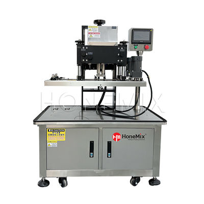 Máquina eléctrica automática de tapado de botellas con tornillo de cuatro ruedas