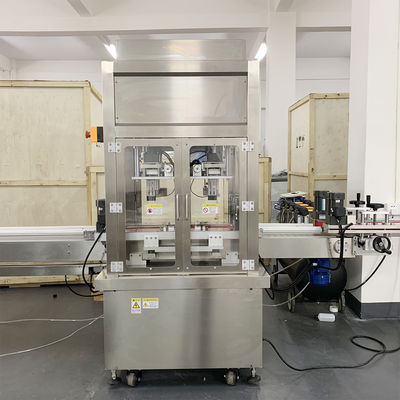 Máquina de llenado de crema de seguimiento de servo pistón de tapa de la máquina