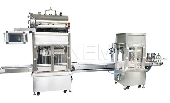 Máquina de atornillado automática de línea de llenado de cremas cosméticas